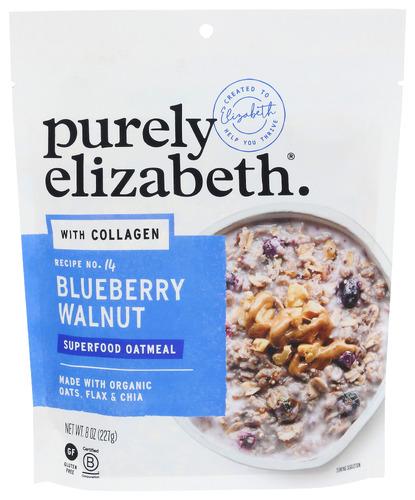 Purely Elizabeth Collagen Oat Blubry Walnt - 8 Oz (6 Units)