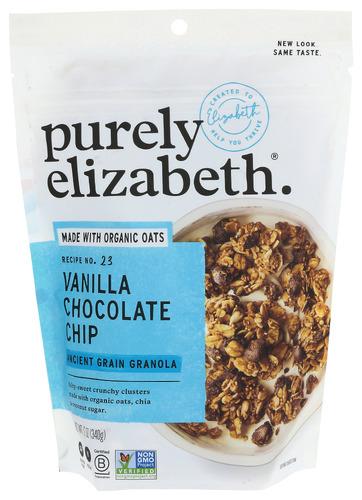 Purely Elizabeth Granola Vanilla Chocolate Chip - 12 Oz (6 Units)