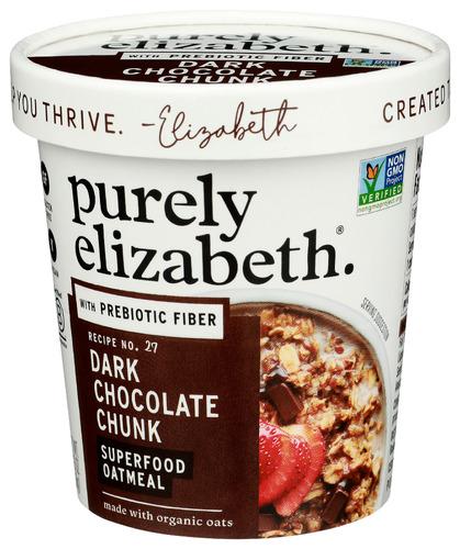 Purely Elizabeth Oatmeal Cup Dk Chocolate Chunk - 1.76 Oz (12 Units)