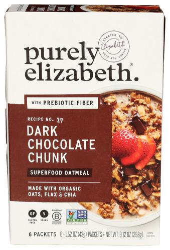 Purely Elizabeth Oatmeal Dk Chocolate Multi - 9.12 Oz (6 Units)