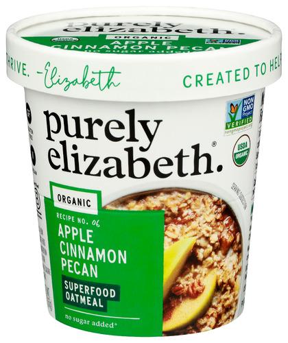 Purely Elizabeth Oatmeal Cup Apple Cinnam - 2 Oz (12 Units)