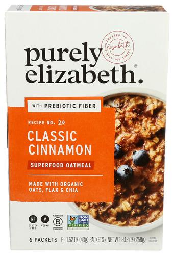 Purely Elizabeth Oatmeal Cinnamon Classic - 9.12 Oz (6 Units)
