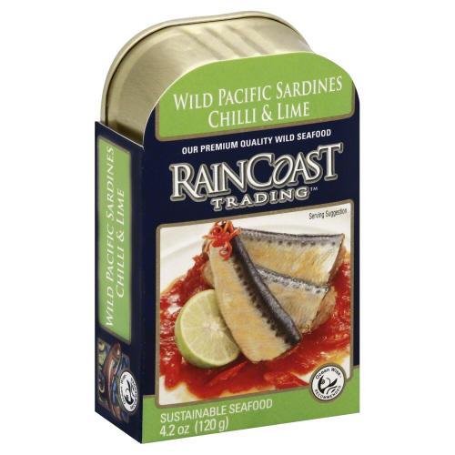 Raincoast Trading Sardines In Chili & Lime - 4.2 Oz (12 Units)