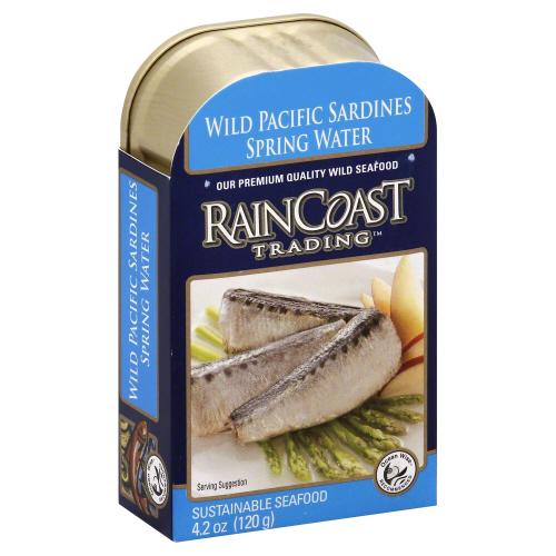 Raincoast Trading Sardines In Spring Water - 4.2 Oz (12 Units)