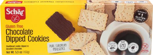 Schar Cookie Chocolate Dipped Wf - 5.3 Oz (12 Units)