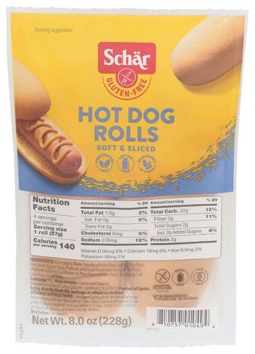 Schar Roll Hot Dog - 8 Oz (4 Units)