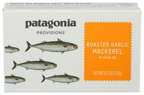 Patagonia Provisions Mackerel Roasted Garlic - 4.2 Oz (10 Units)