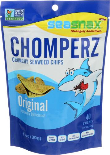 Sea Snax Chip Seawd Chomperz Origional - 1 Oz (8 Units)