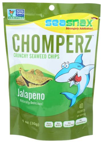 Sea Snax Chip Seawd Chomperz Jlpno - 1 Oz (8 Units)