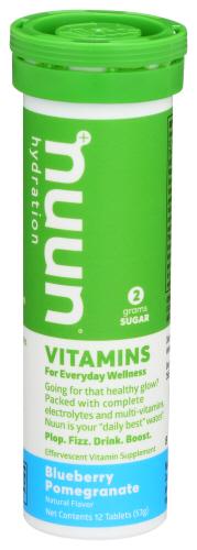 Nuun Vitamin Blubry Pmgrnt - 12 Tb (8 Units)
