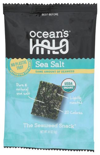 Oceans Halo Seaweed Sea Salt Snck Tryl - 0.14 Oz (20 Units)