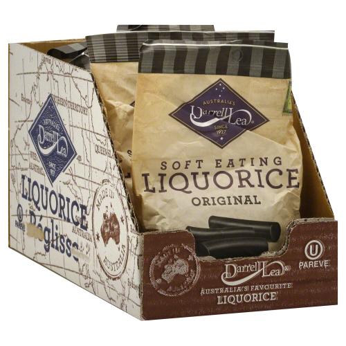 Darrell Lea Licorice Soft Black - 7 Oz (8 Units)