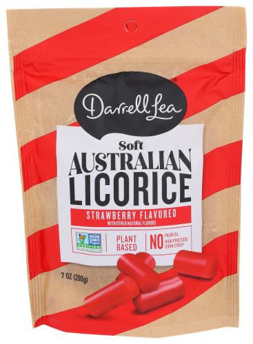 Darrell Lea Licorice Soft Strawberry - 7 Oz (8 Units)