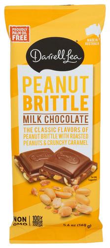 Darrell Lea Chocolate Tablt Peanut Brit - 5.6 Oz (15 Units)