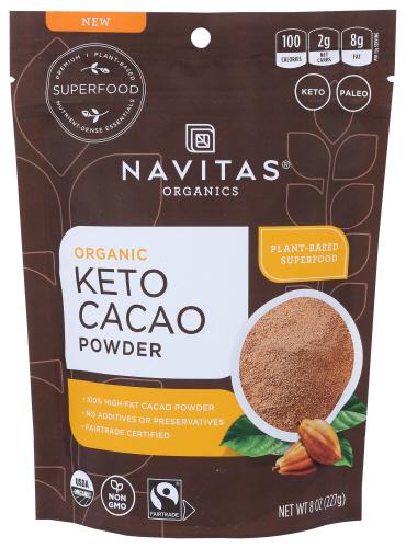 Navitas Cacao Powder Keto Organic - 8 Oz (6 Units)
