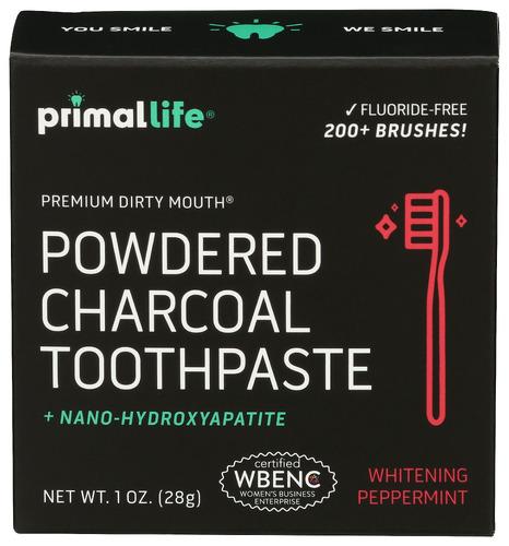 Primal Life Organics Tooth Powdr Blck Peppermint - 1 Oz (1 Units)