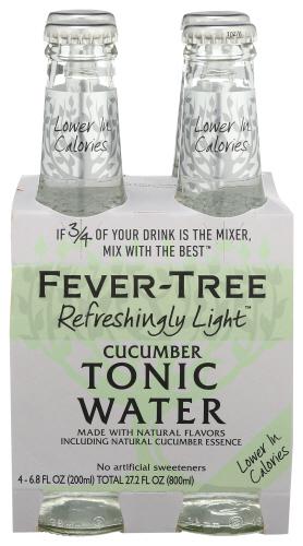 Fever Tree Soda 4Pk Tonic Lt Cucmbr - 27.2 Fo (6 Units)