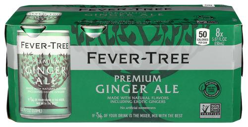 Fever Tree Soda 8Pk Ginger Ale - 40.56 Fo (3 Units)