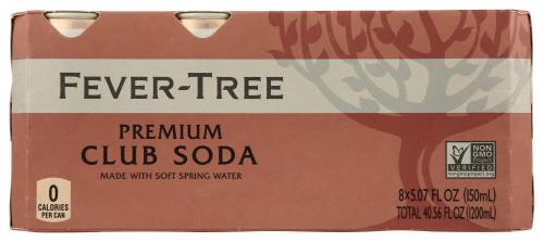 Fever Tree Soda 8Pk Club - 40.56 Fo (3 Units)
