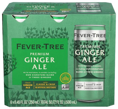 Fever Tree Ginger Ale 6Pk Can - 50.72 Fo (4 Units)