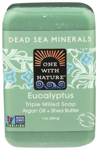 One With Nature Soap Bar Eucalyptus - 7 Oz (3 Units)