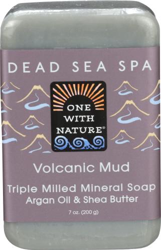 One With Nature Soap Bar Volcanic Mud - 7 Oz (3 Units)
