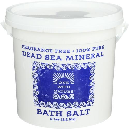 One With Nature Bath Salt Dead Seas Mrl - 5 Lb (4 Units)
