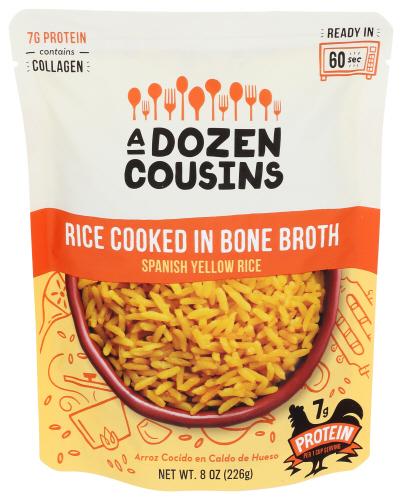 A Dozen Cousins Rice Spanish Yellow Rte - 8 Oz (6 Units)