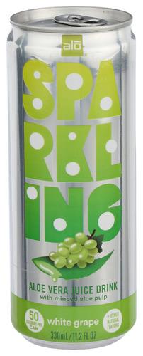Alo Juice Aloe Spk White Grape - 11.2 Fo (12 Units)