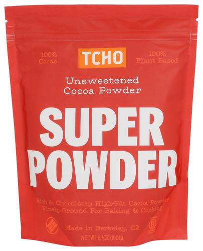 Tcho Cocoa Powdr Supr Unsweet - 6.7 Oz (6 Units)