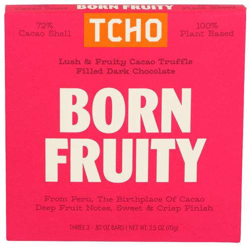 Tcho Bar Chocolate Fruity - 2.5 Oz (10 Units)