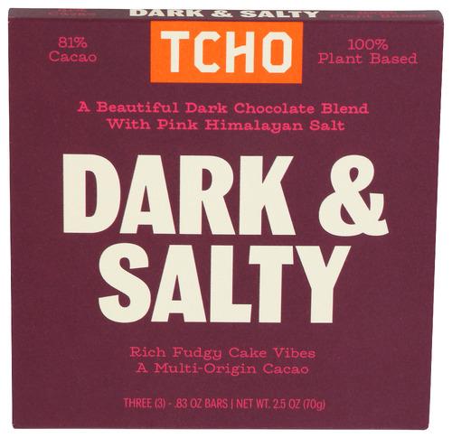 Tcho Bar Chocolate Dark And Salty - 2.5 Oz (10 Units)