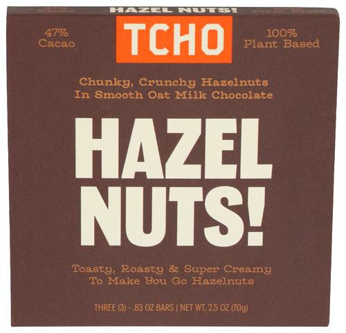 Tcho Bar Chocolate Hazel Nuts - 2.5 Oz (10 Units)