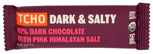 Tcho Bar Chocolate Dark Salty - 0.83 Oz (18 Units)