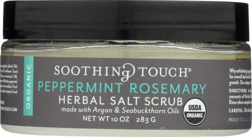 Soothing Touch Scrub Peppmnt Rosmary Salt - 10 Oz (3 Units)