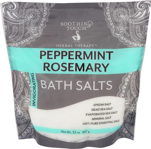 Soothing Touch Bath Salt Pepmnt Rosemary - 32 Oz (3 Units)