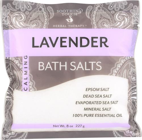 Soothing Touch Bath Salt Lavender - 8 Oz (6 Units)