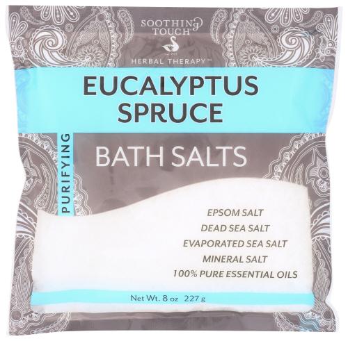 Soothing Touch Bath Salt Eucalyptus - 8 Oz (6 Units)