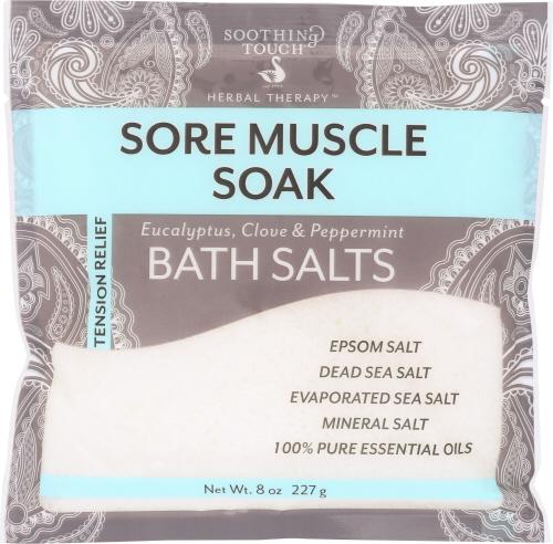 Soothing Touch Bath Salt Sore Muscle - 8 Oz (6 Units)