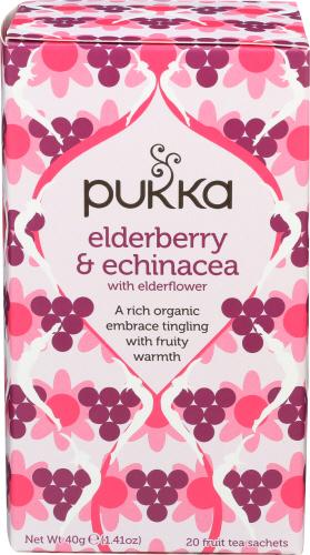 Pukka Herbs Tea Elderbry Echinacea - 20 Bg (4 Units)