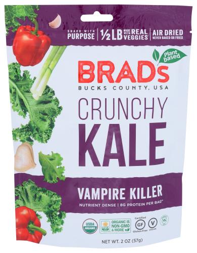 Brads Plant Based Kale Crunchy Vamp Klr - 2 Oz (12 Units)