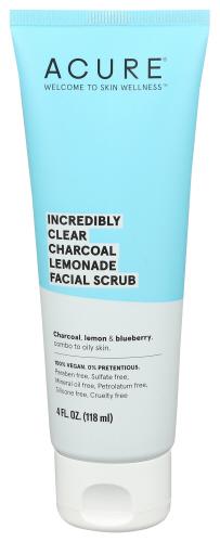 Acure Facial Scrub Chrcl Lmnade - 4 Fo (1 Units)