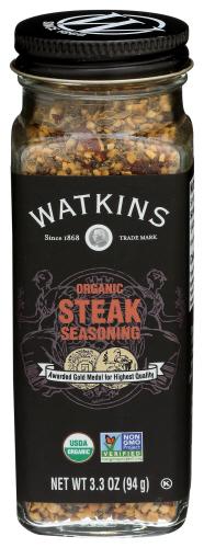 Watkins Seasoning Steak Organic - 3.3 Oz (3 Units)