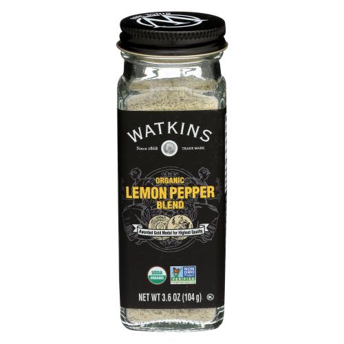 Watkins Ssnng Lemon Ppr Blend Organic - 3.6 Oz (3 Units)
