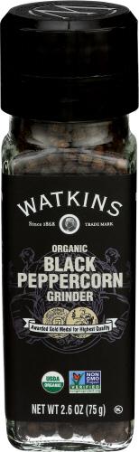 Watkins Peppercorn Blk Grindr Organic - 2.6 Oz (3 Units)