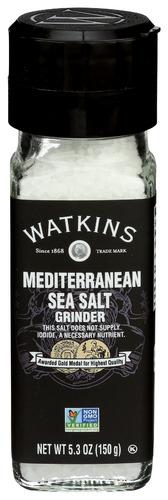 Watkins Sea Salt Meditrn Grinder - 5.3 Oz (3 Units)