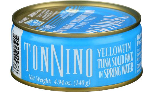 Tonnino Tuna Water Can - 4.9 Oz (12 Units)