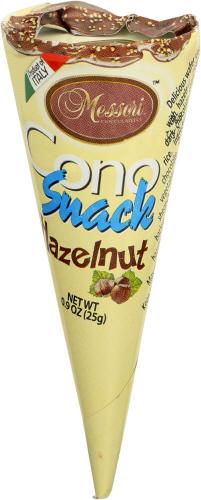 Messori Cono Snack Chocolate Hzlnt Crm - 0.9 Oz (12 Units)
