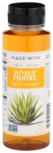 Made With Agave Nectar Light Organic - 11.75 Oz (6 Units)