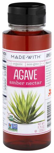 Made With Agave Nectar Amber Organic - 11.75 Oz (6 Units)